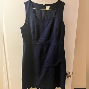 J crew factory scallop dress